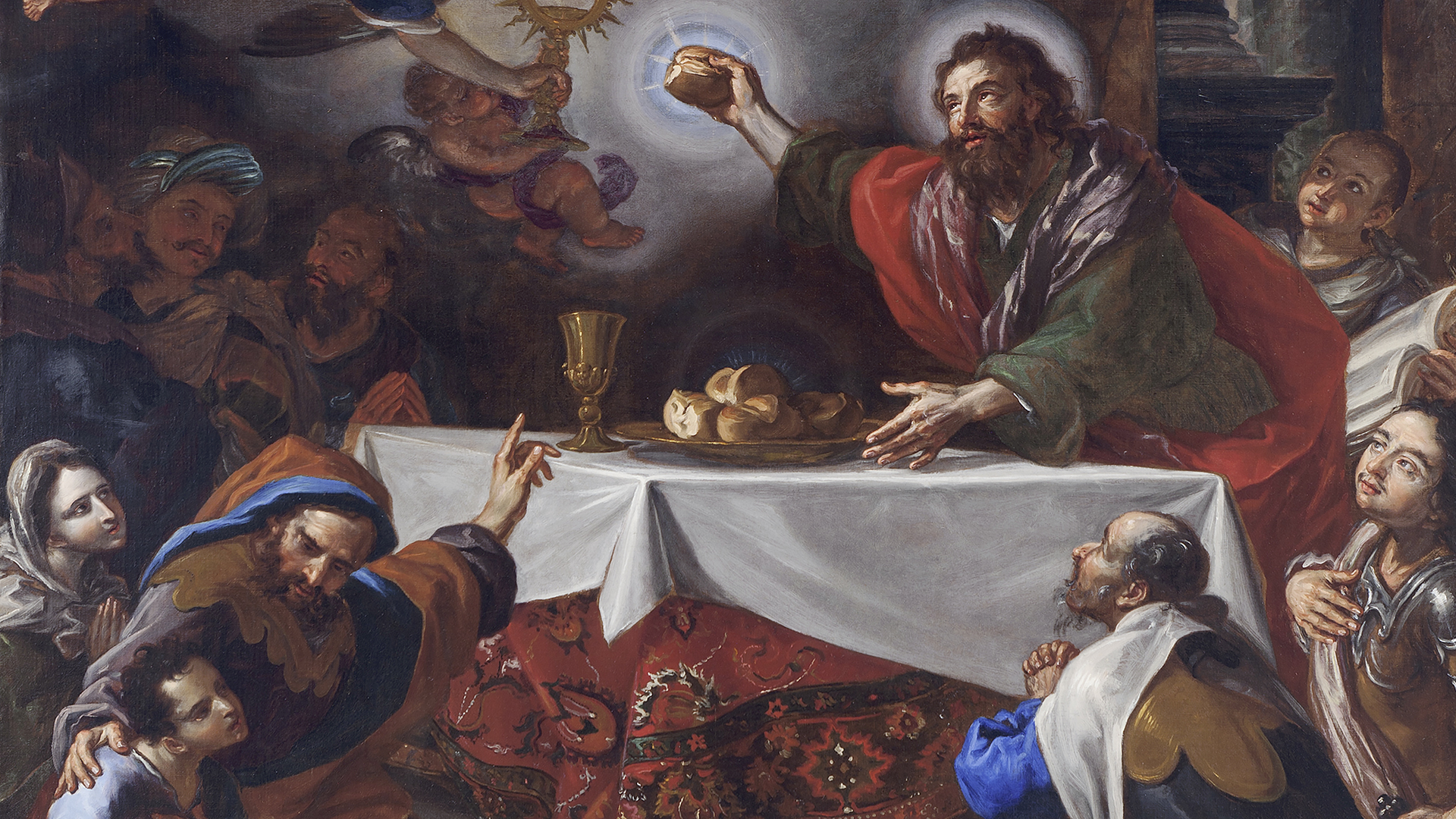 St. Paul at the Holy Communion by Caravoglia