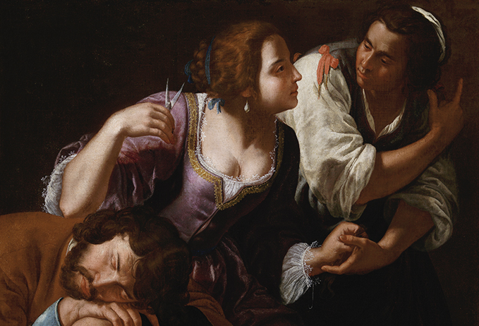 Artemisia Gentileschi, Sansone e Dalila (particolare), 1630-1638 ca, olio su tela