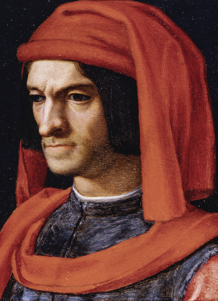 Agnolo di Cosimo detto il Bronzino e bottega Ritratto di Lorenzo il Magnifico, 1552-1553 circa