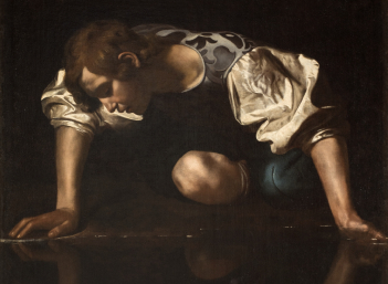 Caravaggio. The Narcissus of Palazzo Barberini. Great art in Brianza