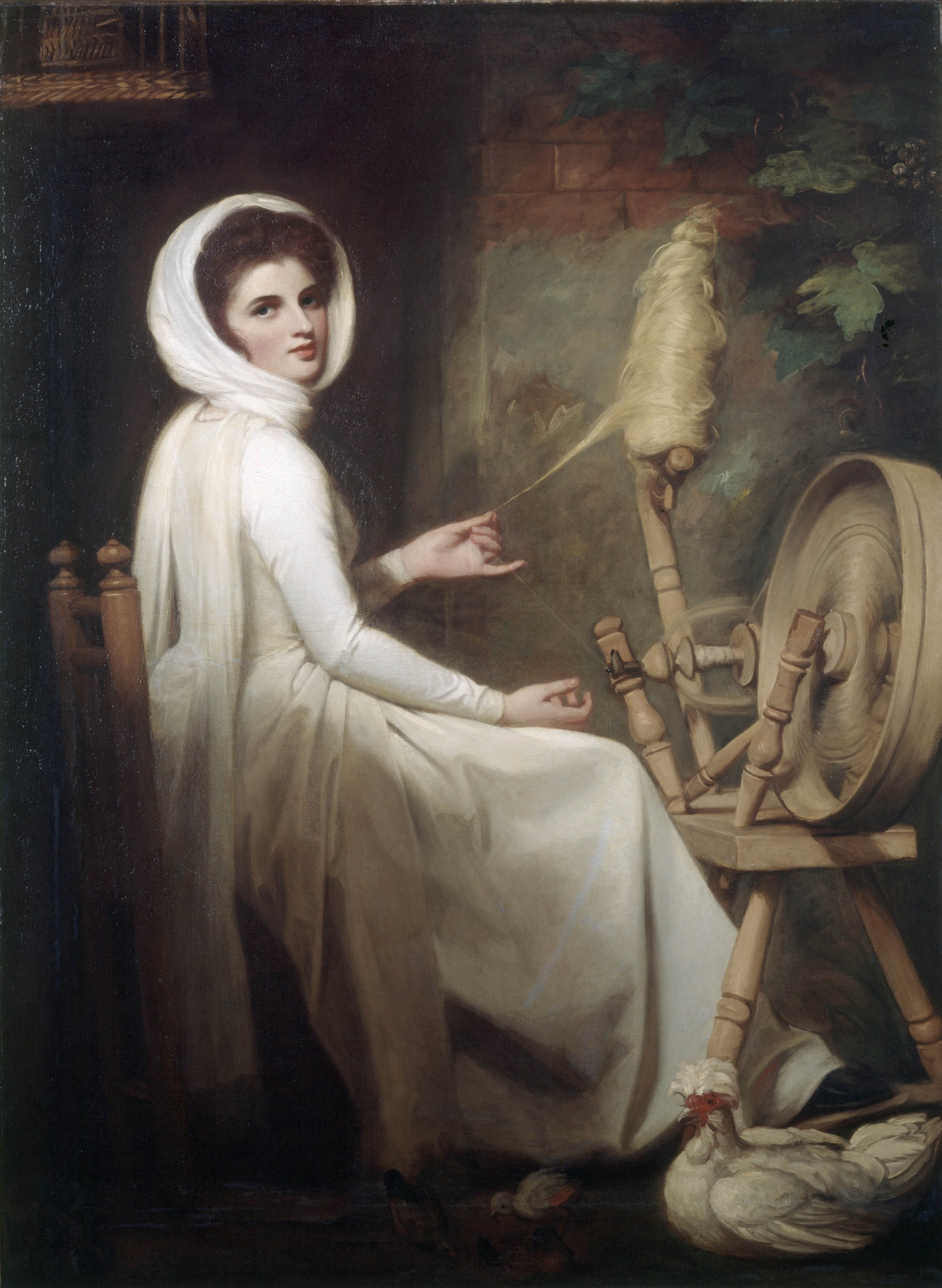 George Romney, Emma Hart come filatrice, 1784-1785