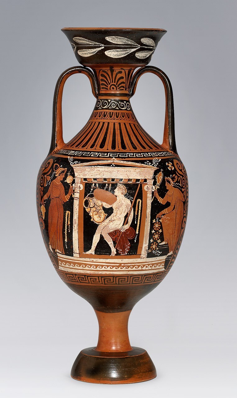 Apulian red-figure panathenaic amphora