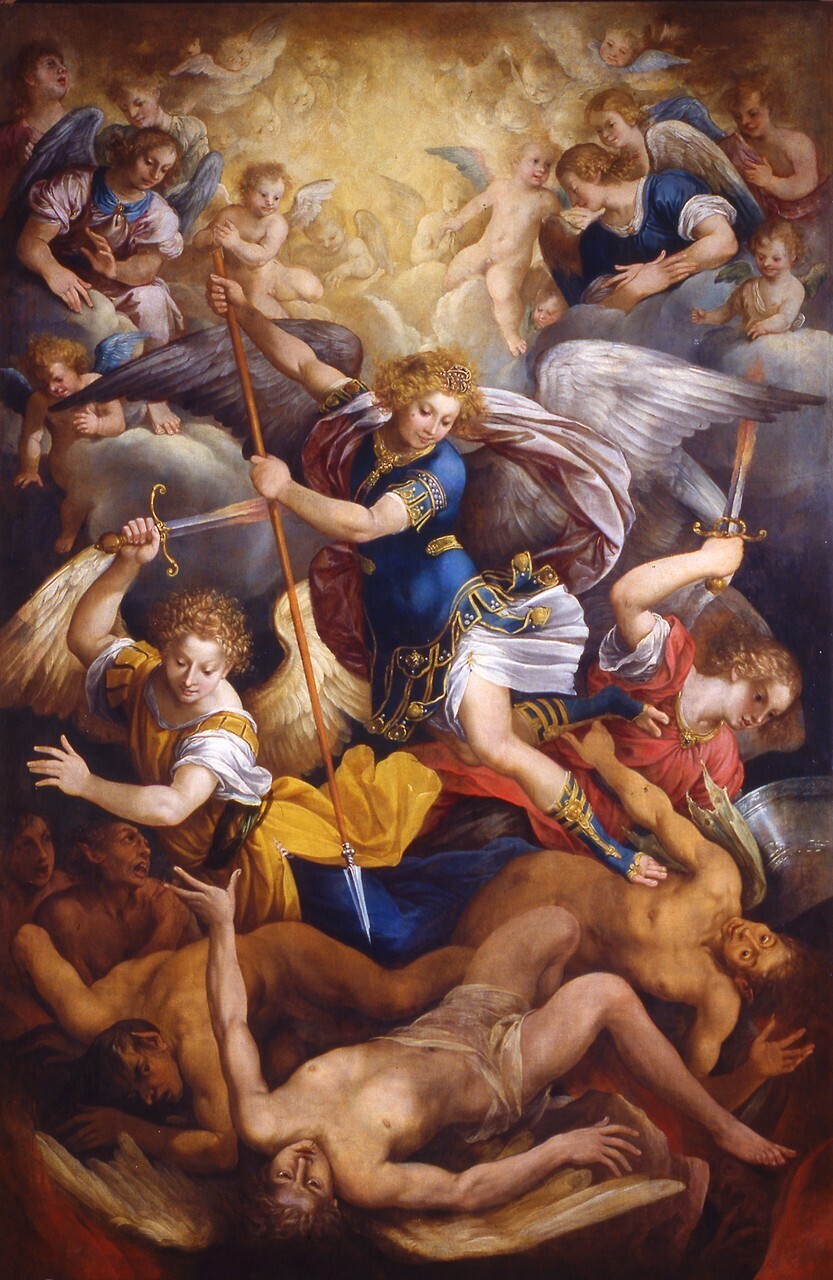 Archangel Michael Fighting the Rebel Angels