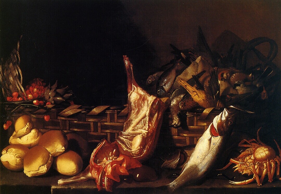 Still Life with Bread, Fruit, Game, and Fish