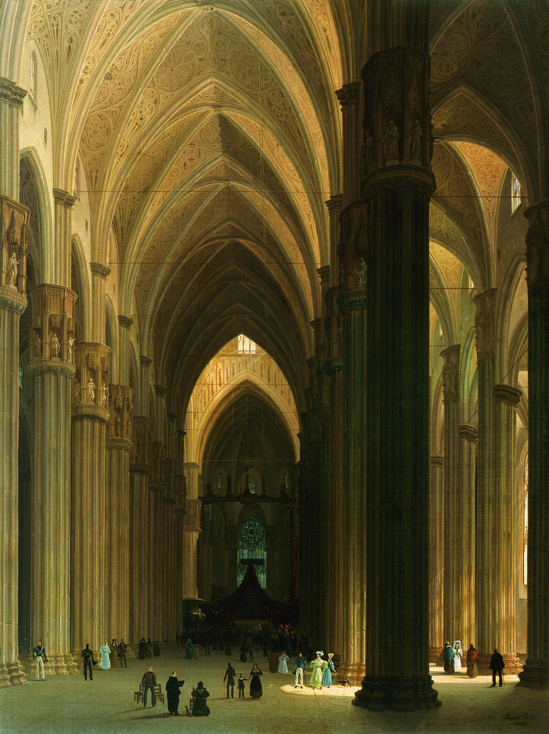 Interior of Milan Cathedral