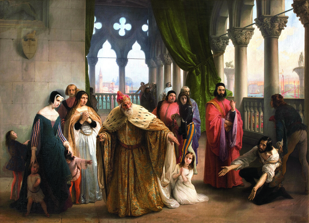 The Last Meeting between Jacopo Foscari and his Family Before Being Sent into Exile (The Two Foscaris)