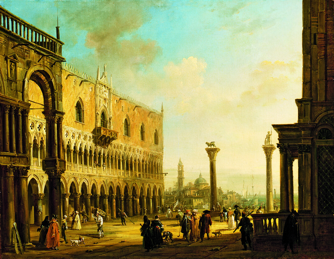 View of the Doge’s Palace in Venice