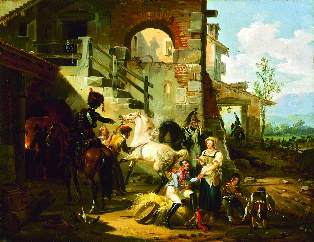 Landscape with Horses