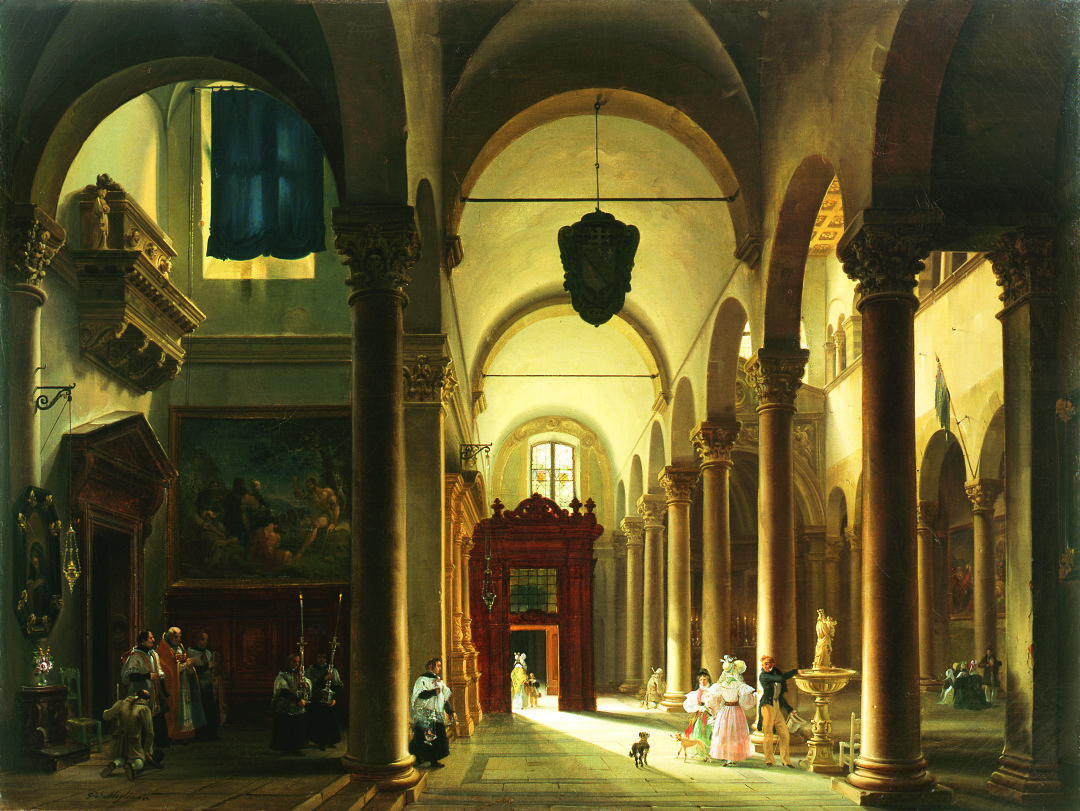 Interior of the Duomo in Pisa