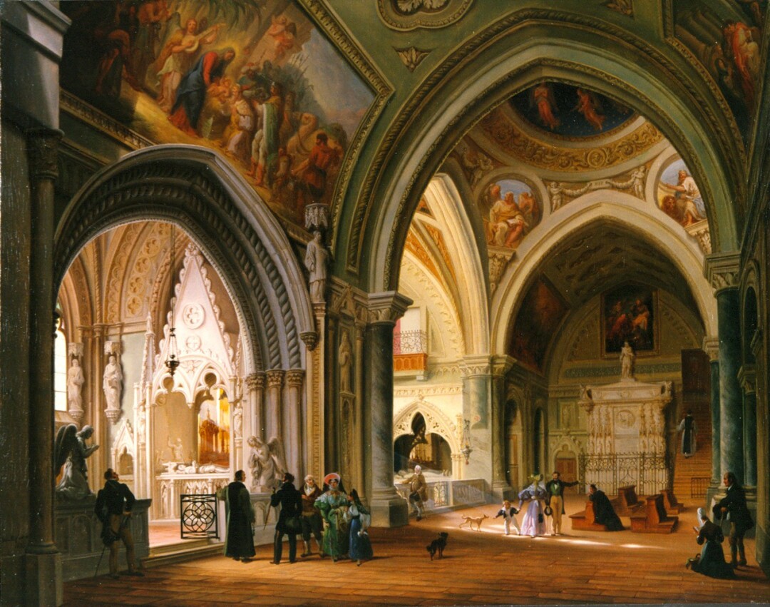 Interior of the Monastery of Hautecombe