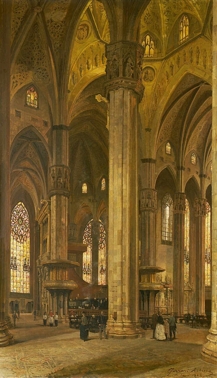Interior of Milan Cathedral