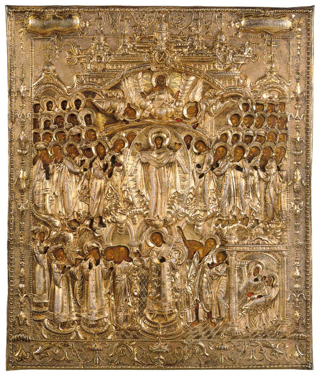 Revetment for the “Protection of the Mother of God” icon