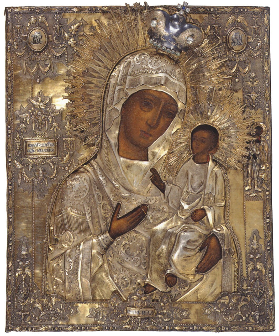 Covering of the Icon “The Mother of God of Iviron”