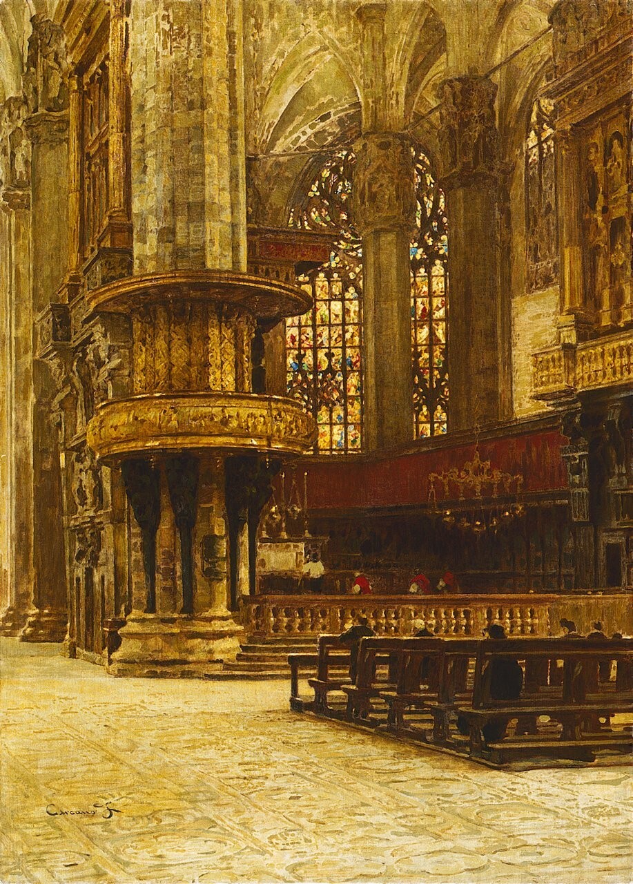 Interior of Milan Cathedral
