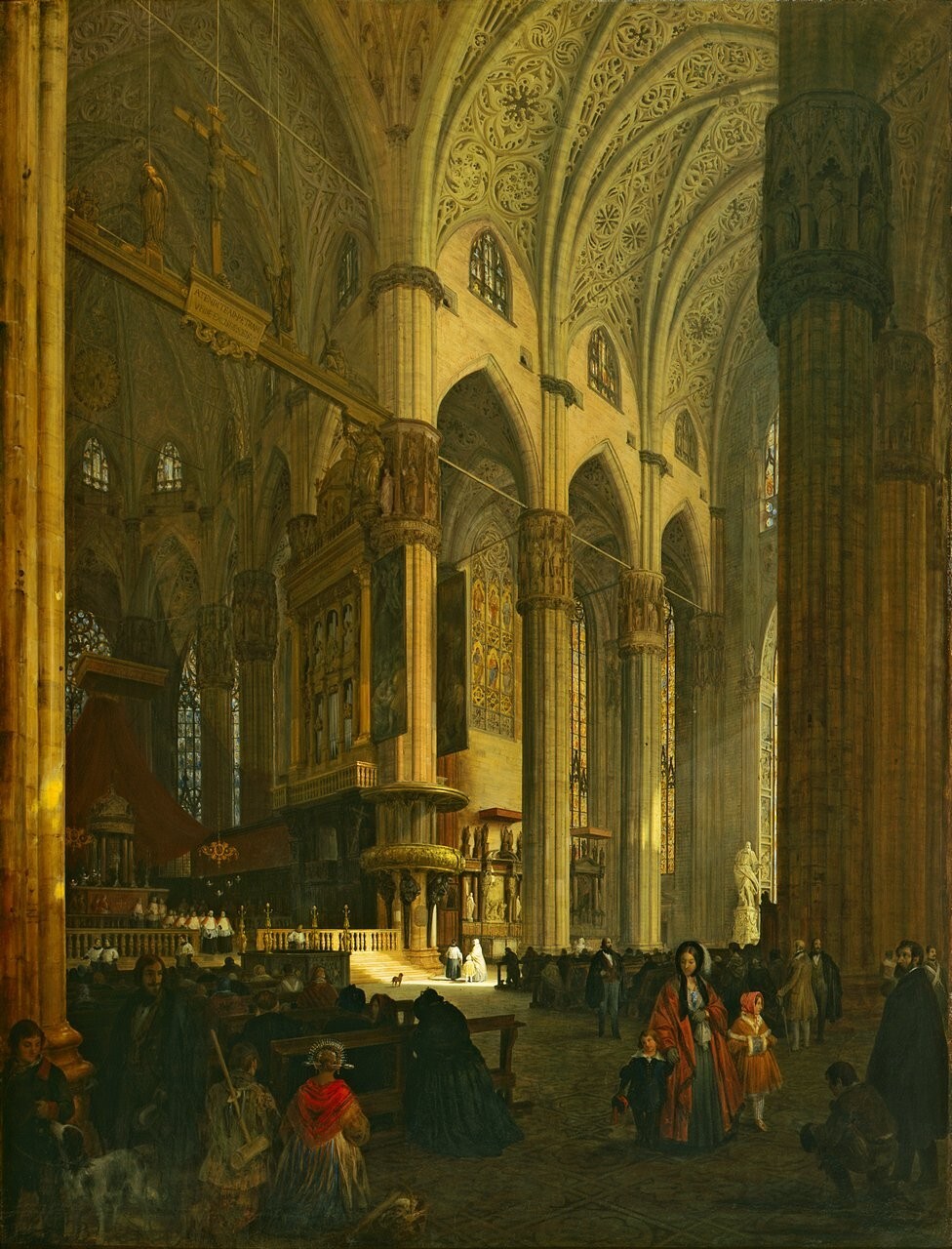 Interior of the Milan Cathedral
