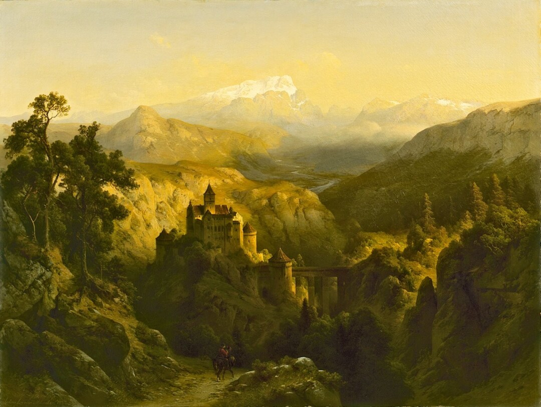 Nordern lanscape with mountains