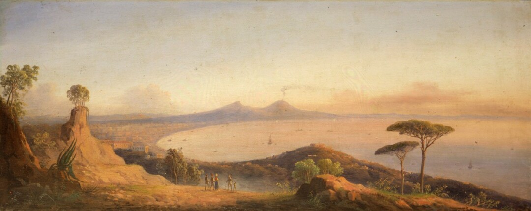 Veduta di Napoli da Camàldoli del Vomero