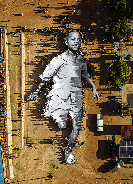Déplacé·e·s, Thierry, Mugombwa, 2022, © JR