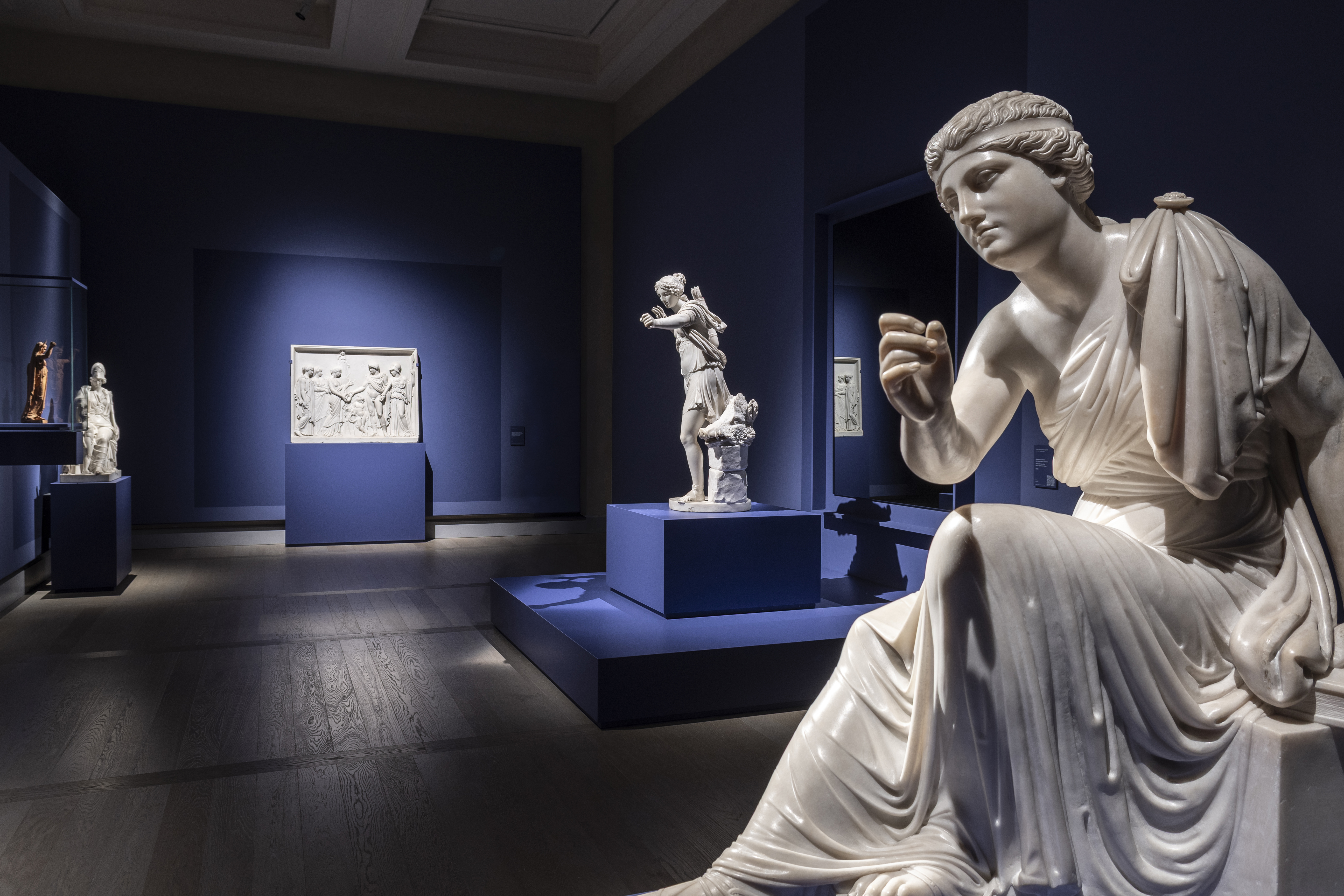 Foto di allestimento sculture