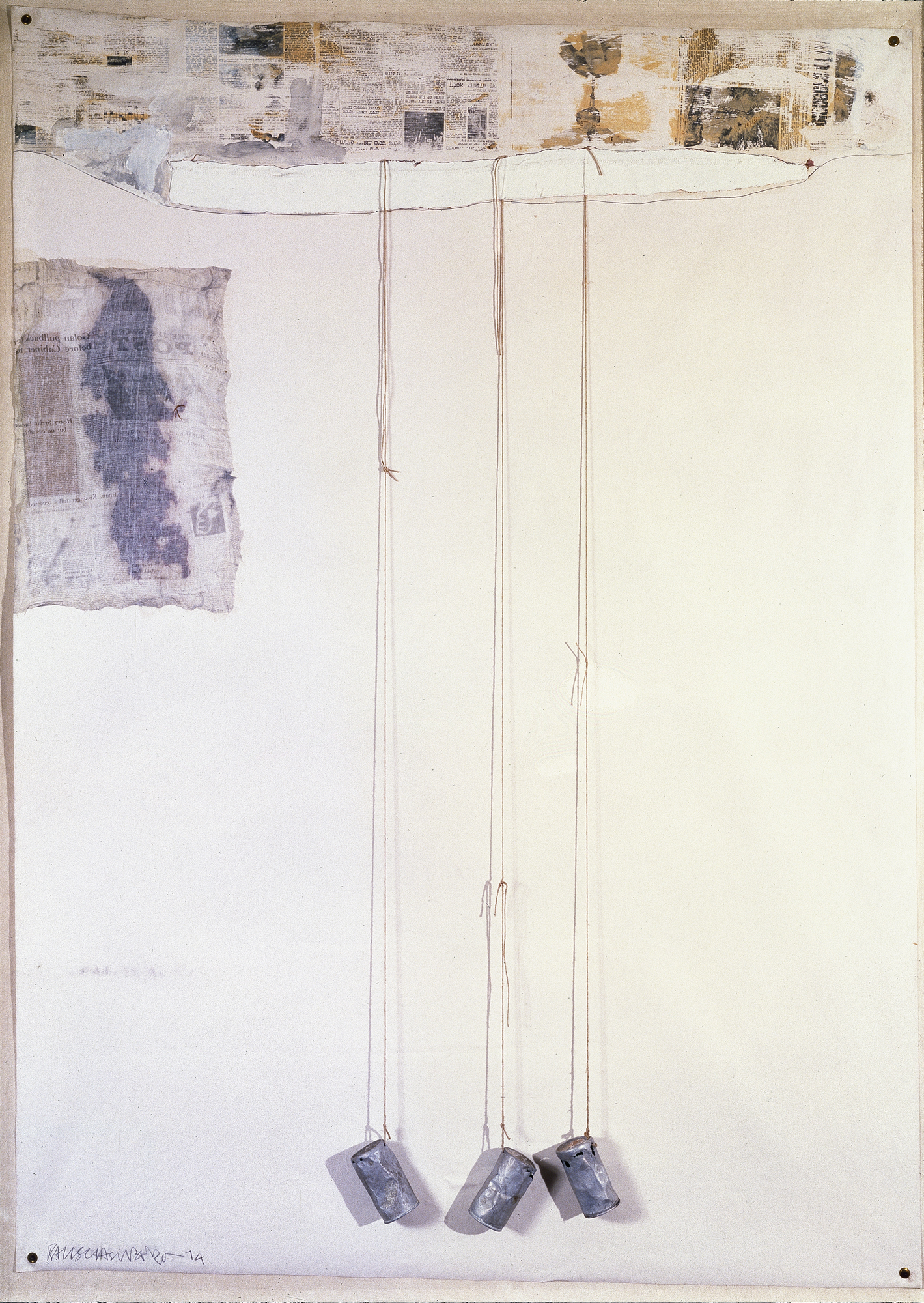 Robert Rauschenberg (Port Arthur, Texas 1925 - Captiva Island, Florida 2008) Scripture III, 1974.