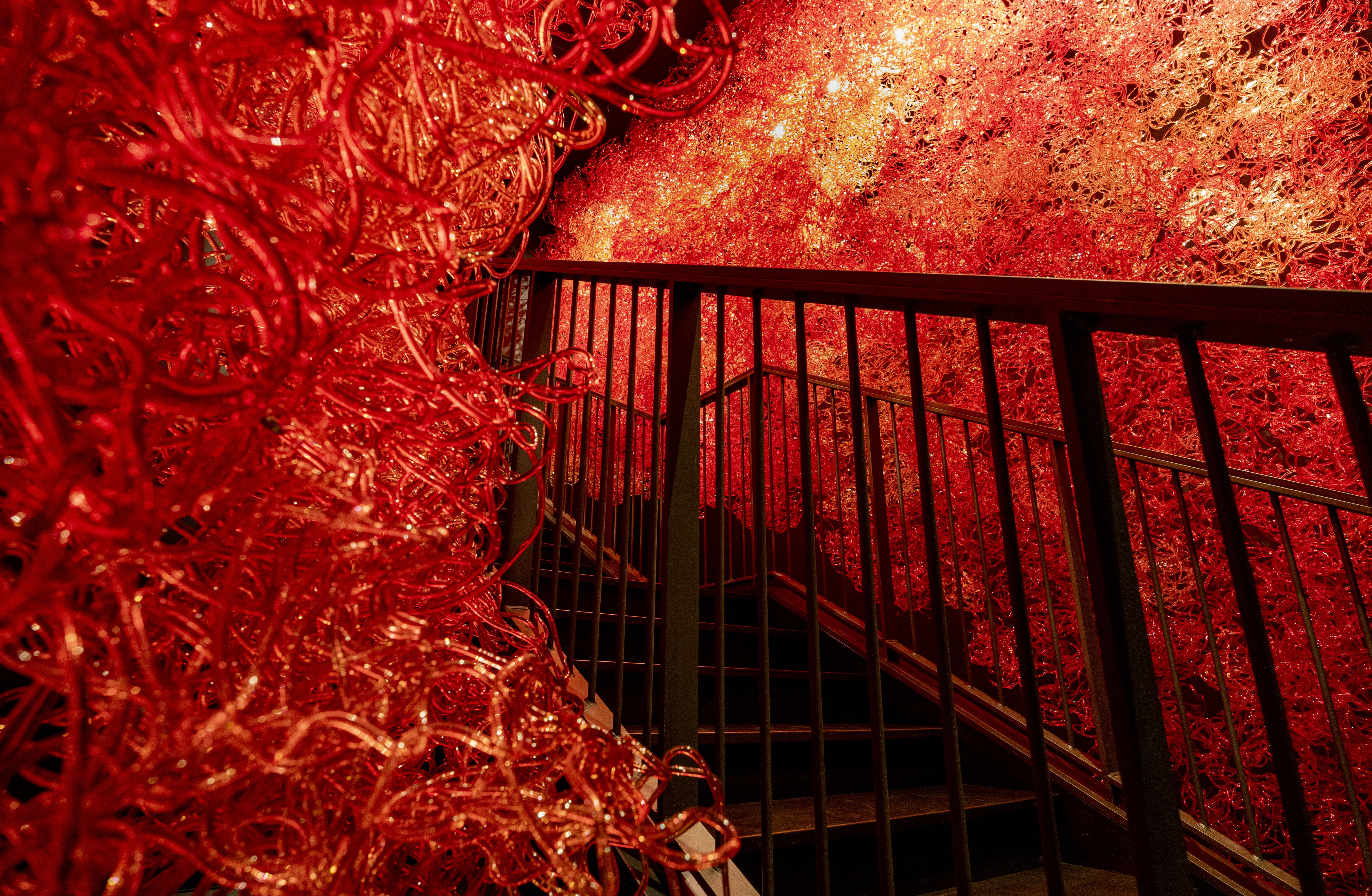 Immagine installazione “La nuvola e l’ombra" di Foggini, particolare 