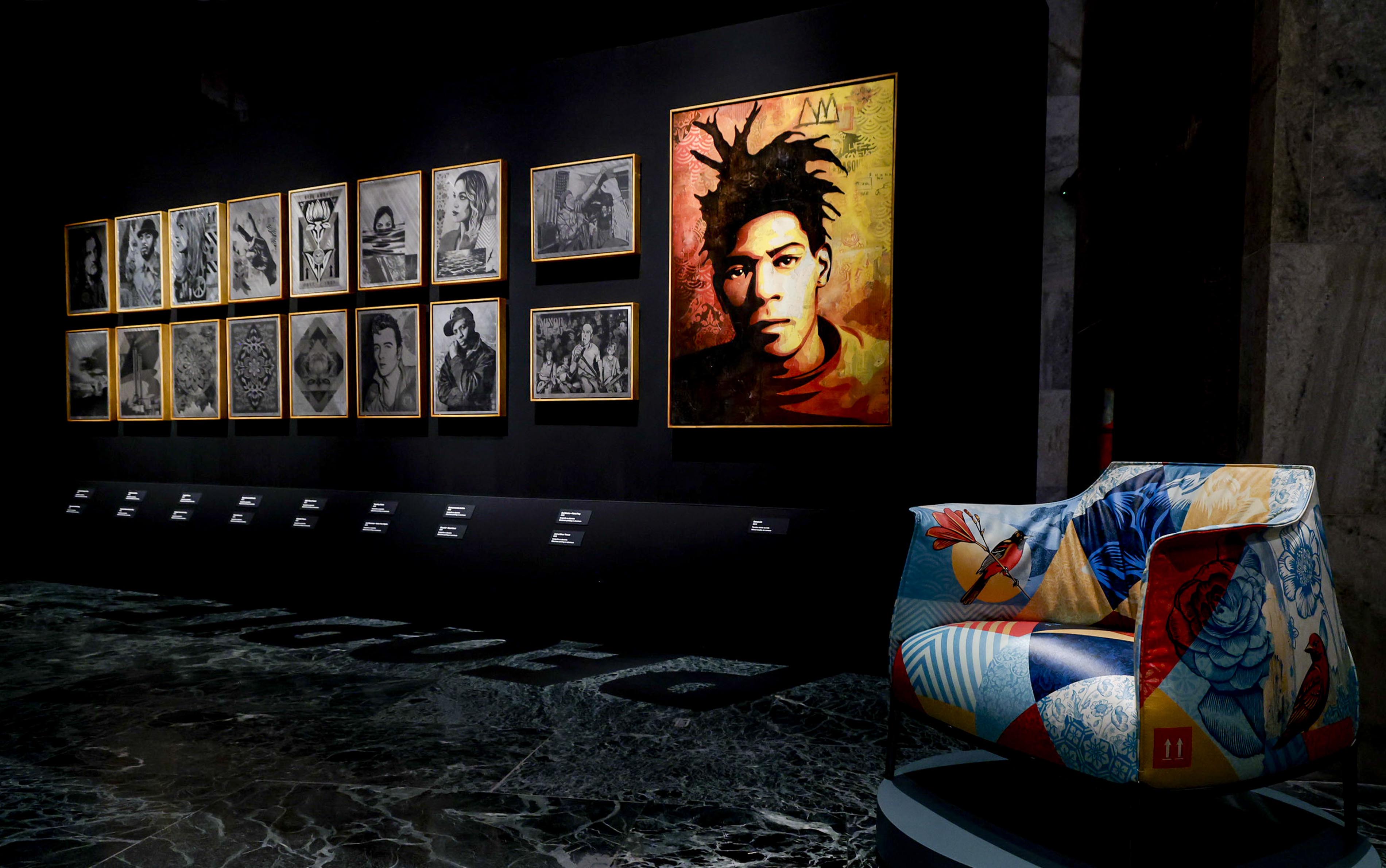 Photo of the exhibition "OBEY: Power to the Peaceful"