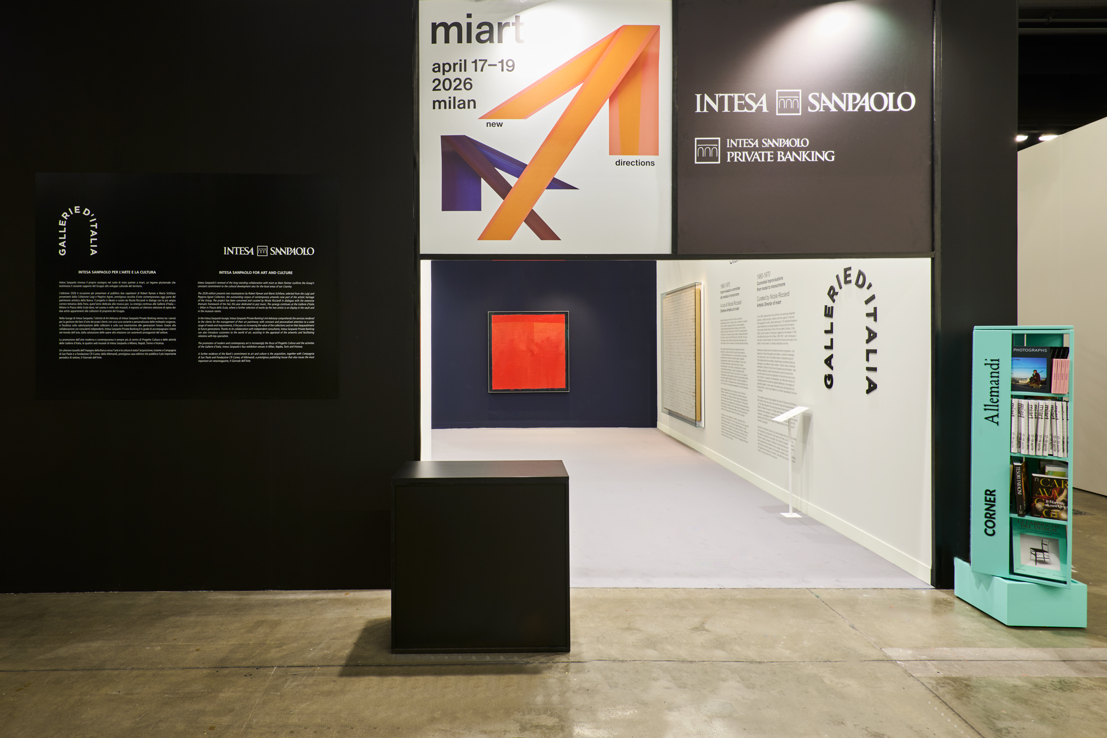 Fotografia allestimento miart 2026 Galleire d'Italia