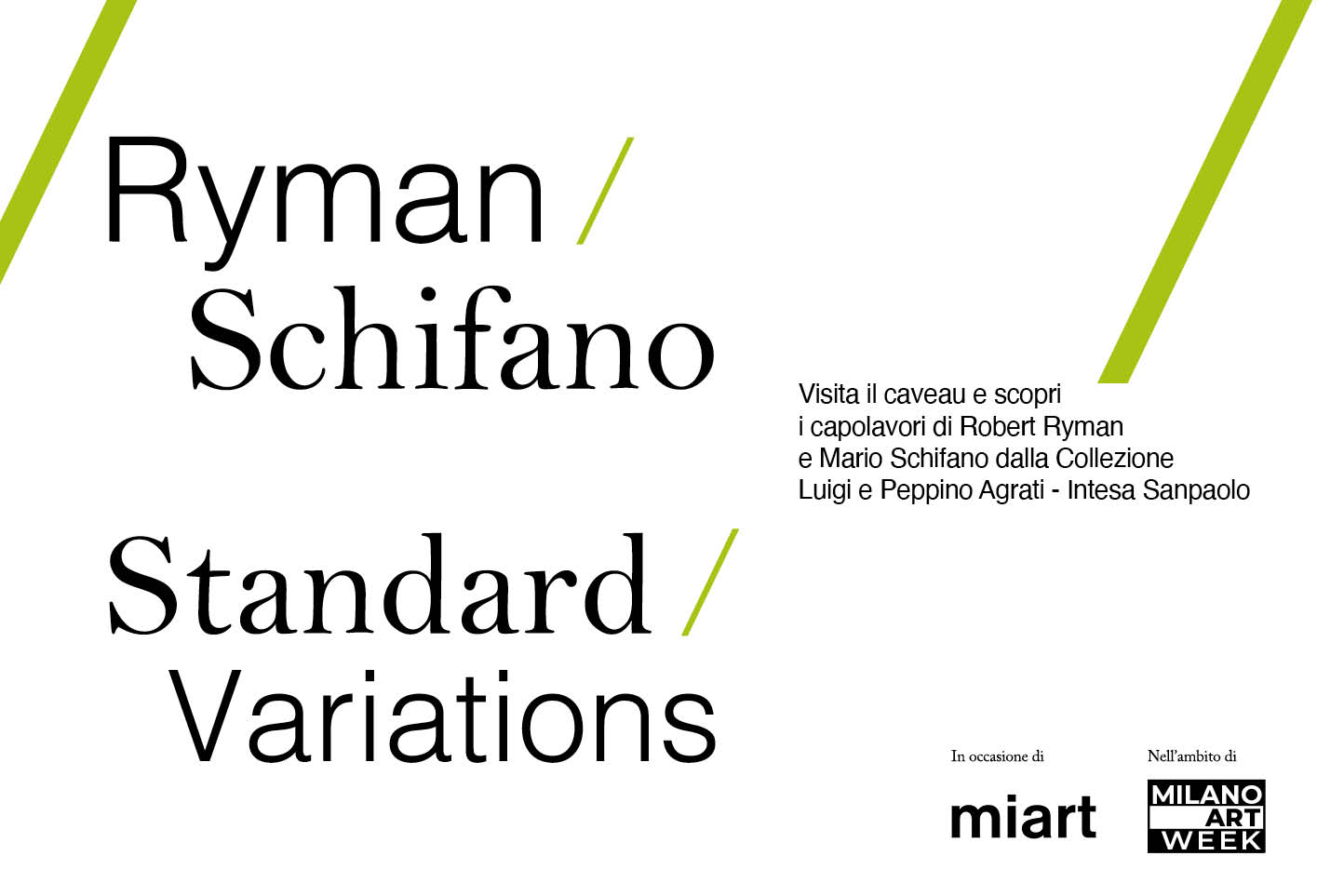 Milano Art Week - Caveau nascosto