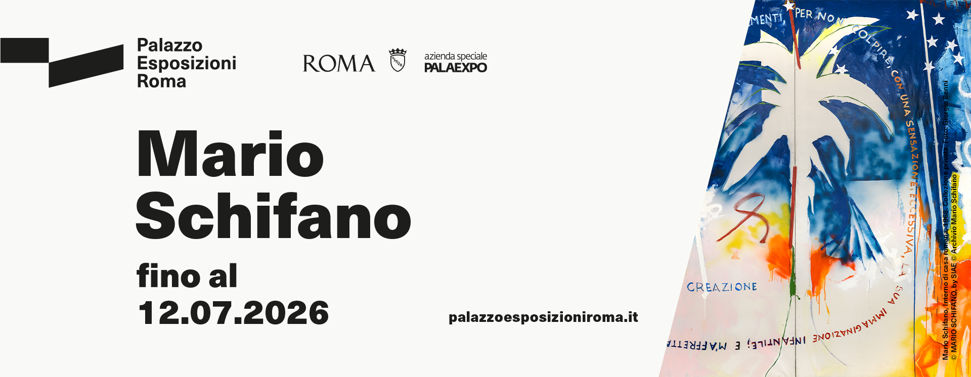 "Mario Schifano" mostra a Palazzo Esposizioni Roma