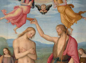 Perugino. The Baptism of Christ