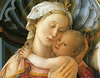 Charity and Beauty. Tino di Camaino, Beato Angelico, Filippo Lippi, Sandro Botticelli