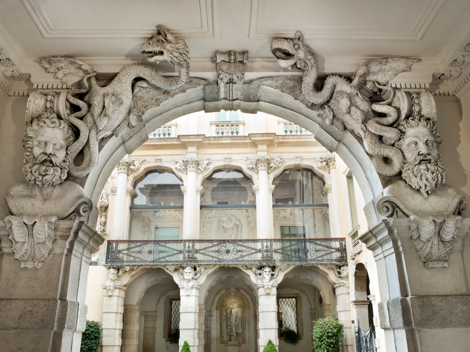 Façade of Palazzo Leoni Montanari