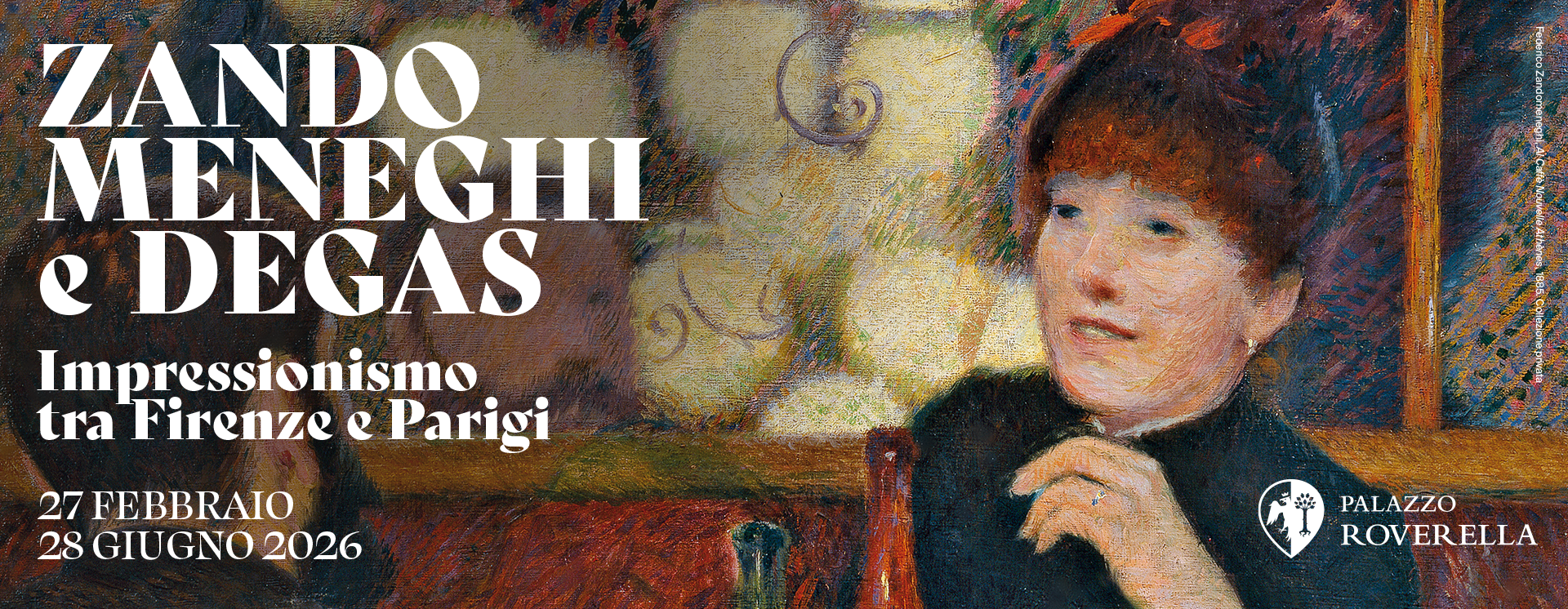 Mostra ZANDOMENEGHI E DEGAS.Impressionismo tra Firenze e Parigi, a Palazzo Roverella, Rovigo 