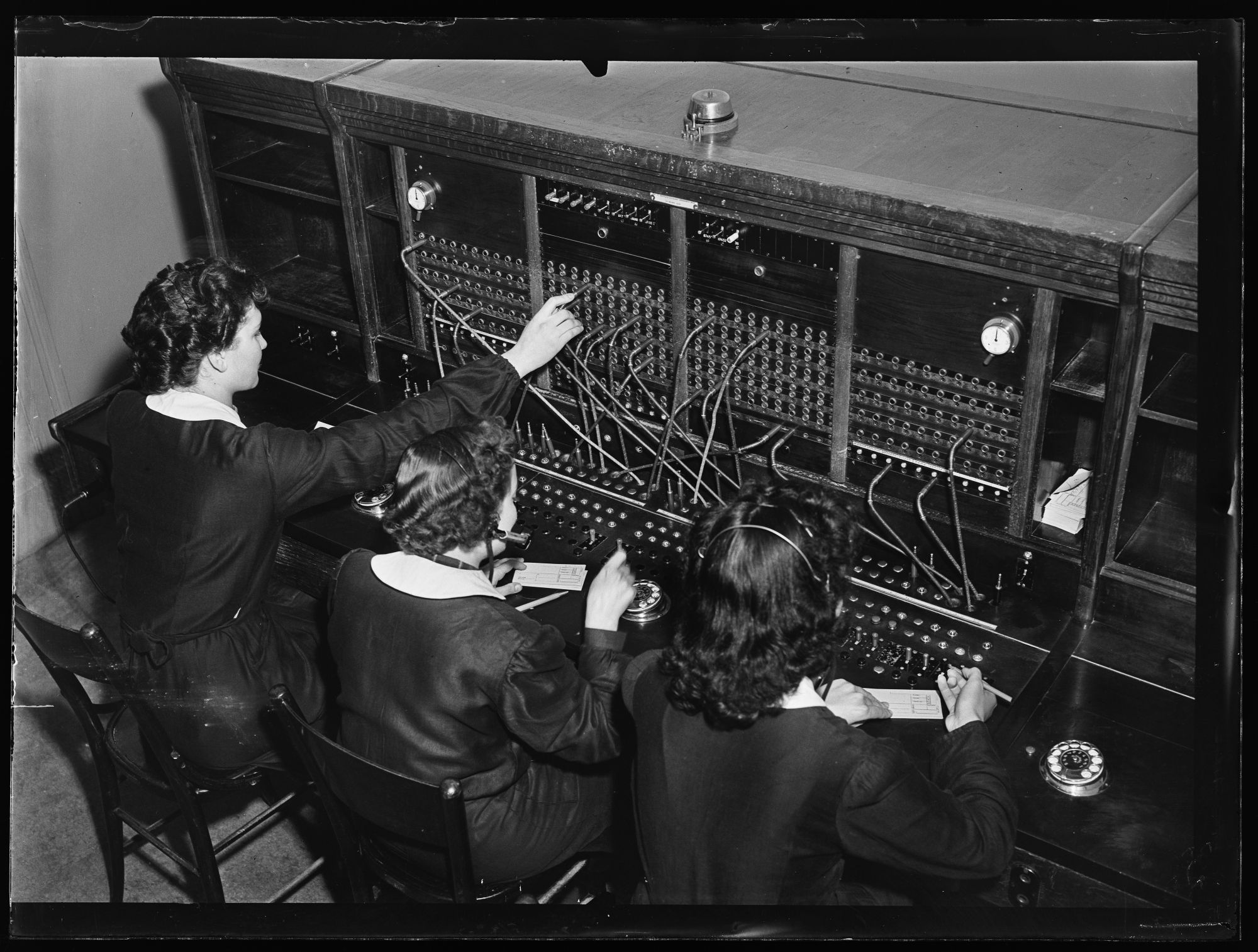 Switchboard operators at Stipel, 3 November 1948