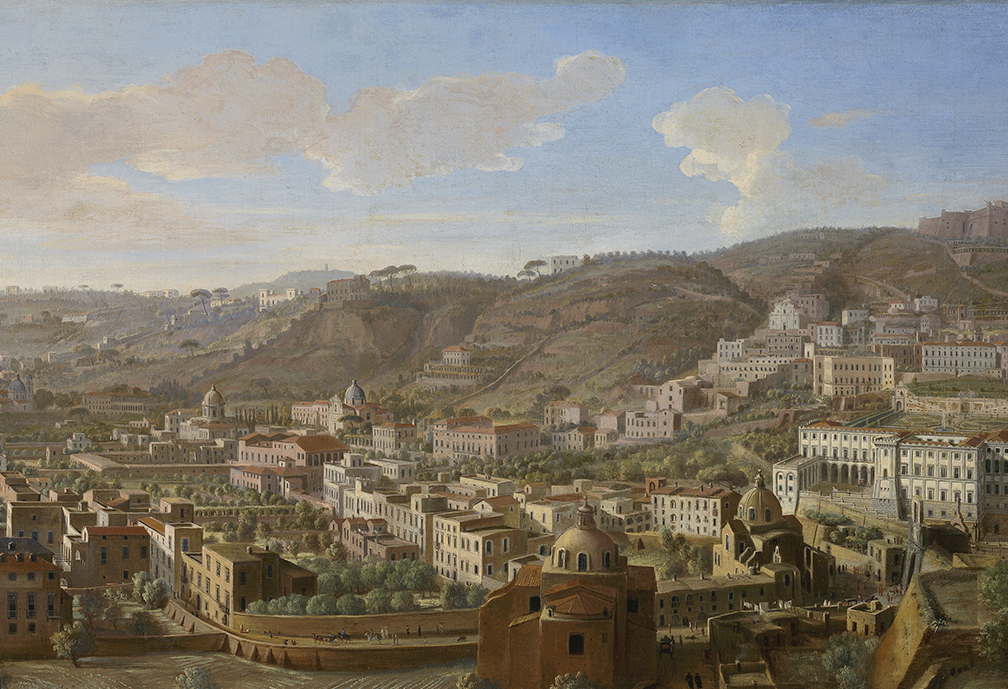 Veduta di Napoli con il borgo di Chiaia da Pizzofalcone