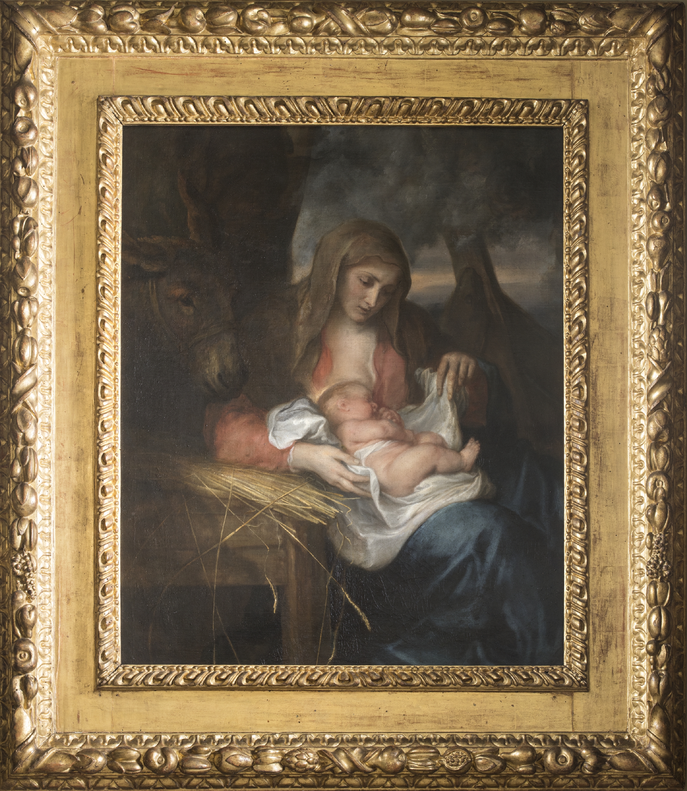 Antoon van Dyck  (Anversa, 1599 - Londra, 1641) Madonna della paglia 1625-1627 Olio su tela, 110 x 87 cm Roma, Gallerie Nazionali di Arte Antica, Galleria Corsini