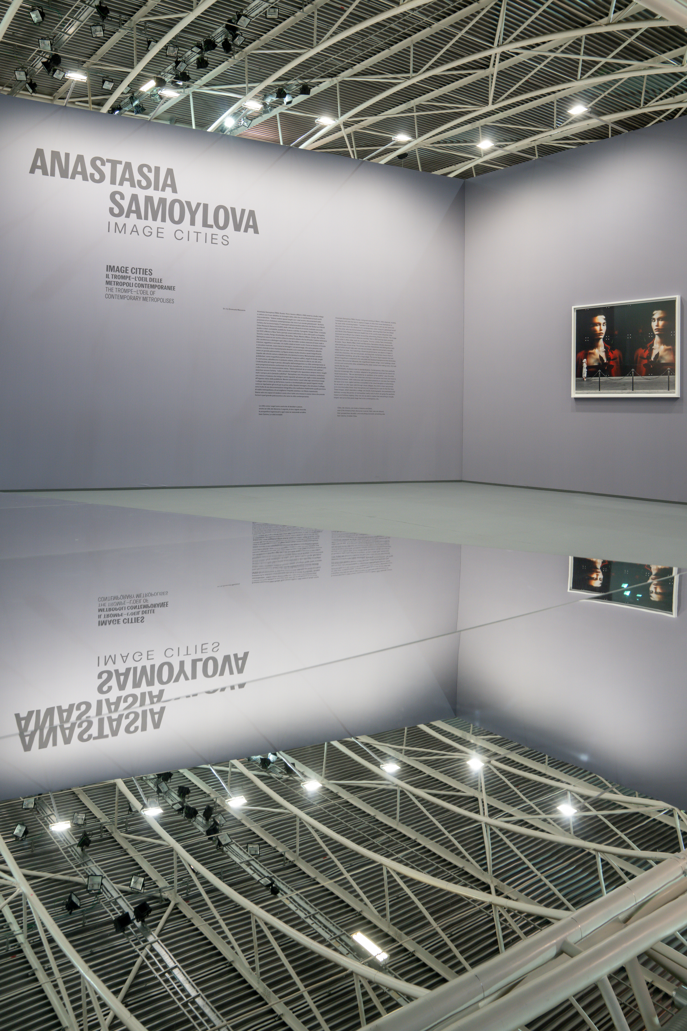 Allestimento ad Artissima 2025 "Image Cities" Anastasia Samoylova