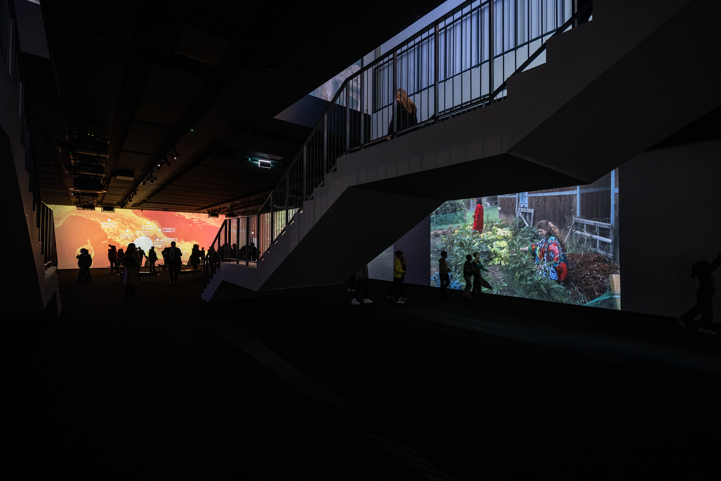 allestimento progetto "Cronache d'acqua"