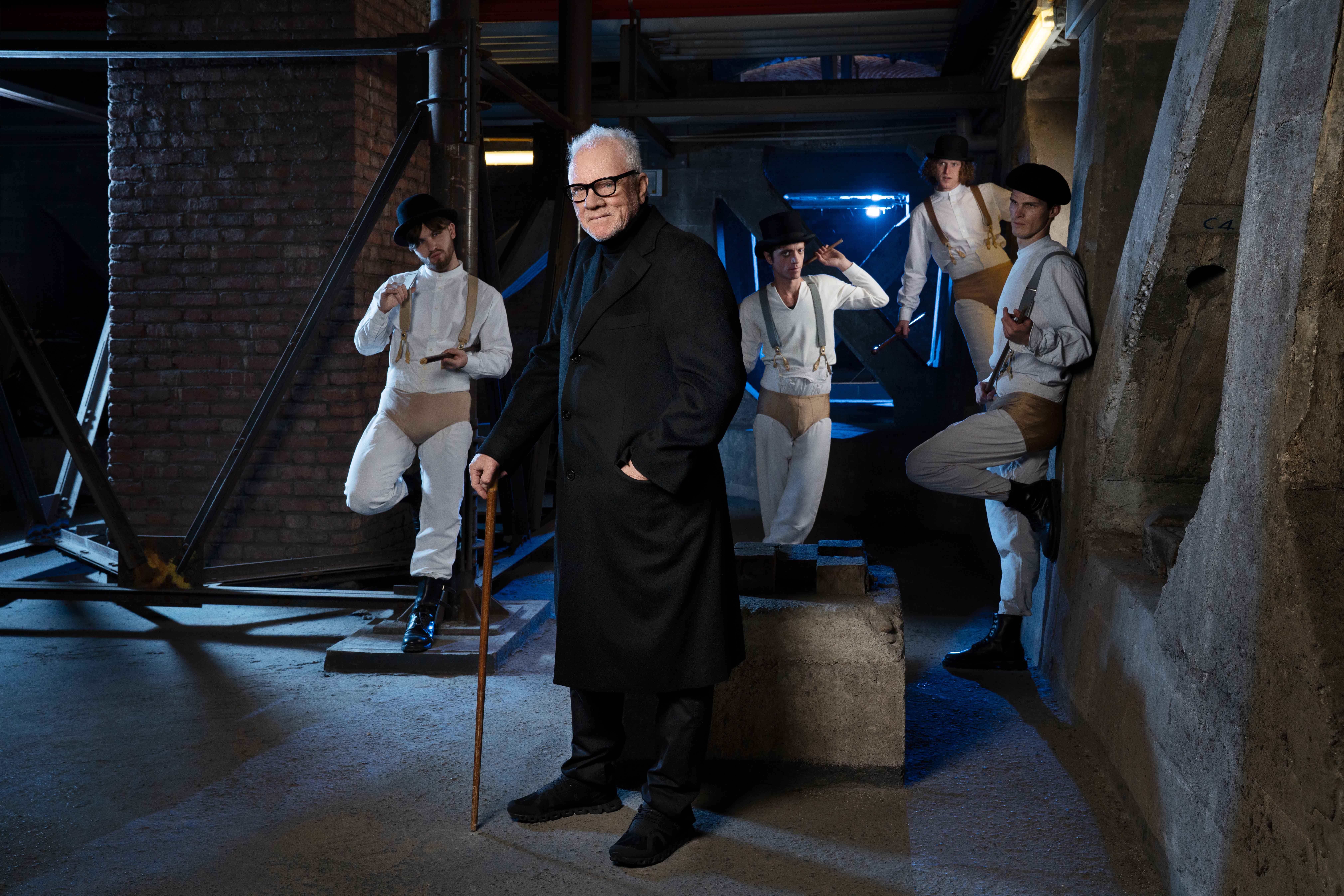 IL PASSATO ALLE SPALLE  film di Stanley Kubrick Arancia Meccanica. fotografie di Riccardo Ghilardi per il Museo Nazionale del Cinema