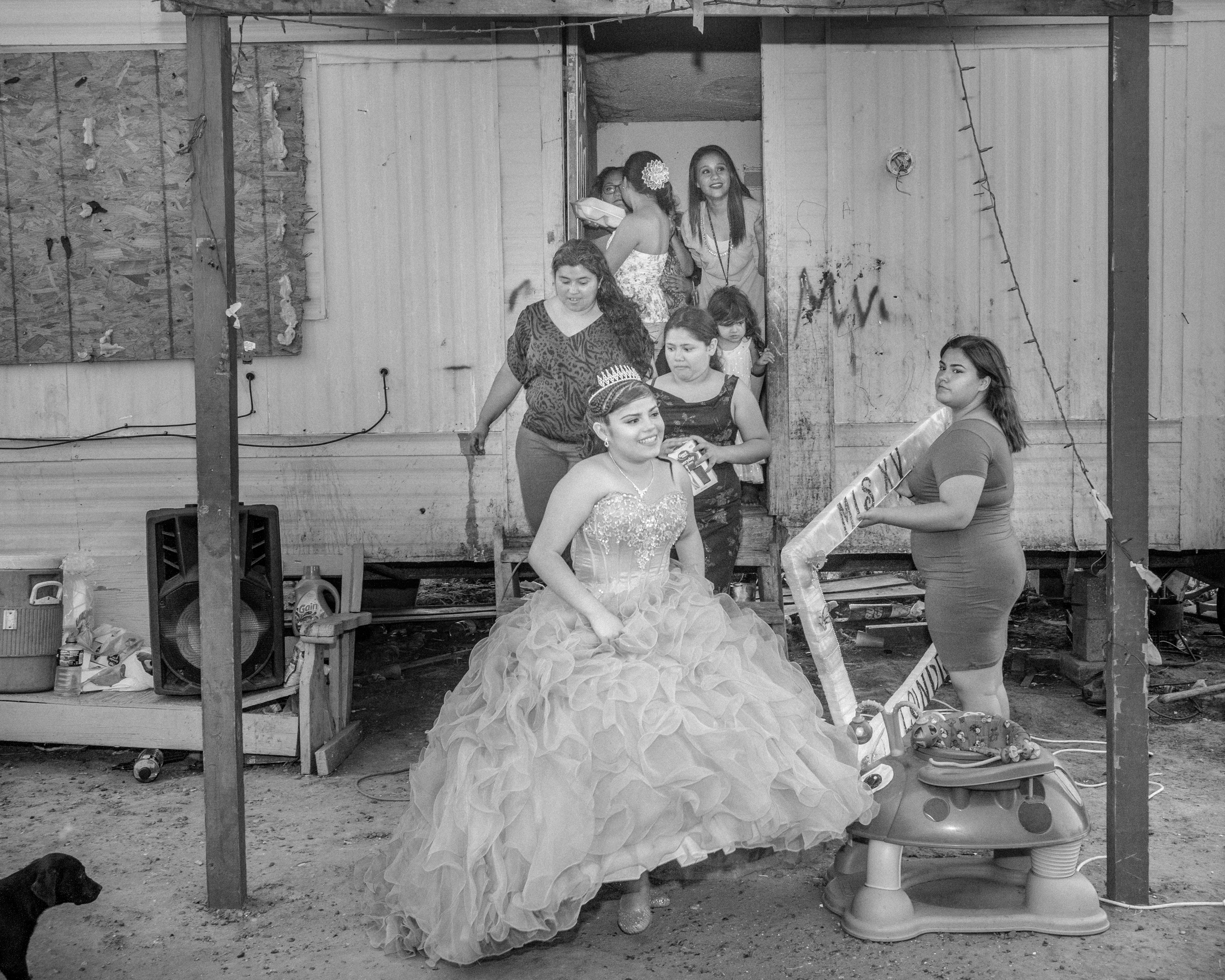 15th birthday at Colonia La Penita, La Joya, Texas © Francesco Anselmi