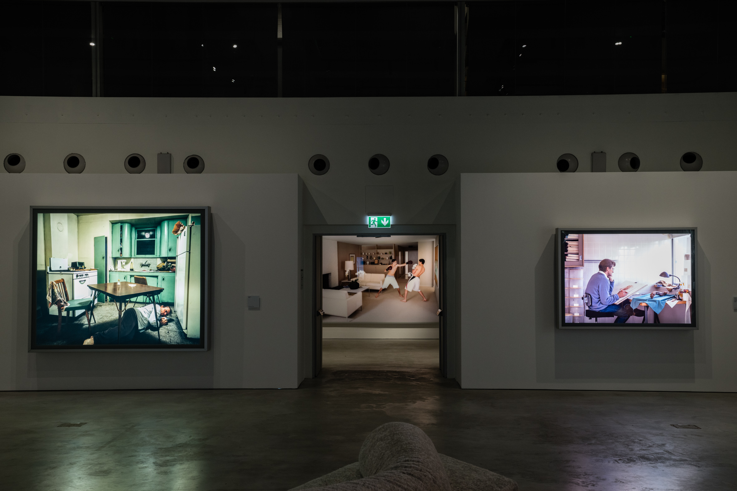 Fotografie della mostra "Jeff Wall. Photographs" a Torino